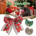 thumbnail image 2 of Colgante decorativo de moda con lazo de doble capa para puerta de árbol y pared de Navidad, 2 of 5