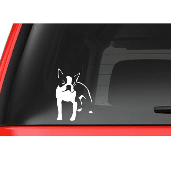 Boston Terrier (AO6) Vinyl Decal Sticker Car/Truck Laptop/Netbook Window