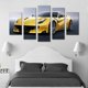 thumbnail image 3 of Cuadro Decorativo Ferrari F12 Berlinetta Amarillo Juego De 5 Piezas 150x80cm Ideal Para Sala Oficina Taller Decoración Moderna, 3 of 5