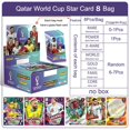 thumbnail image 1 of Caja de cartas de estrella de fútbol Panini 2022, colección de estrellas de fútbol de la Copa Mundial de Catar, conjunto de caja de tarjetas de fanático limitado, Messi Ronaldo Fivean unisex, 1 of 2