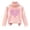 Pink, variant on Toddler Girls Summer Casual Tops Long Sleeve T Shirts High Collar 3D Heart Print Unisex Pullover Sweatshirt Size 18-24 Months ,Black