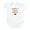 Cloud White, variant on - Daddy's Little Peanut Infant Creeper Body Suit - Baby Light Bodysuit, Size Newborn - 24 Months