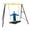 Yellow, variant on Metal Swing Stand Swing Sets for Backyard,Powder Coated Swing Frame of Swing Set with Extra Side Bars,880 Lbs Heavy-Duty A-Frame Outdoor Swing Fits Swing Chair,Porch Swing