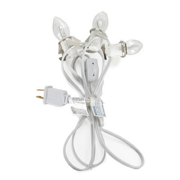 Darice, White 6401 Accessory Cord with 3 Lights, 6-Feet
