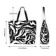 thumbnail image 5 of Balery Leopard And Zebra 2 Bolsa Tote Estilo Estético con Cremalleras, Bolsa de Hombro, Bolsa de Compras Grande y Plegable, 5 of 8