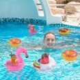 thumbnail image 3 of Inflatable Drink Holder, 6 Pack Pool Drink Holder Floats Cup Holders Drink Floats, Coconut Tree Floating Drink Holder For Pool Party, 3 of 4