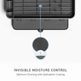 thumbnail image 3 of Simplehuman Kitchen Dish Drying Rack, Fingerprint-Proof Stainless Steel Frame, Grey Plastic, 3 of 6