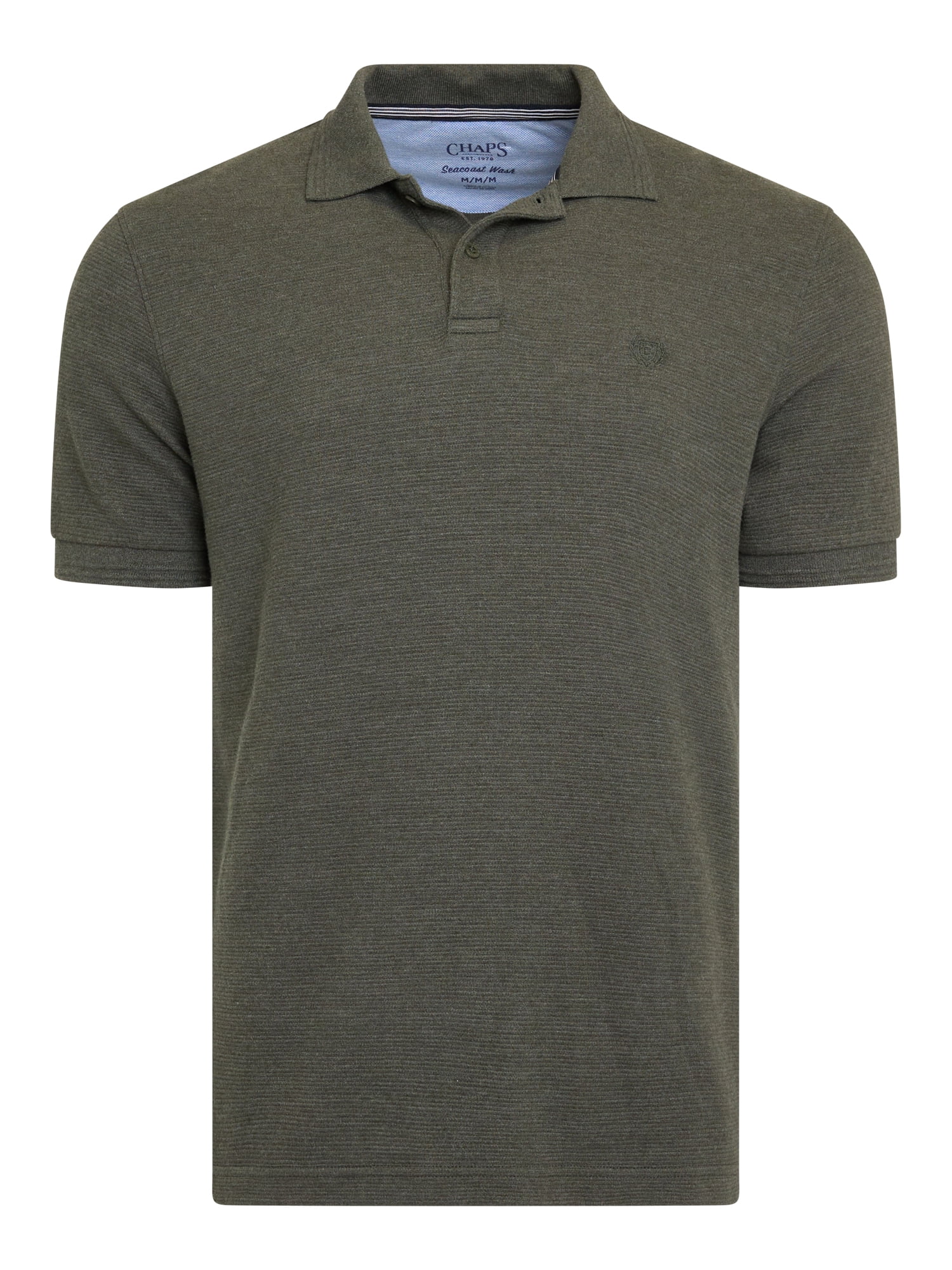 Chaps Men’s and Big Men’s Seacoast Wash Ribbed Knit Polo, Sizes S–3XL