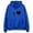 A-Blue872, variant on Women's Waffle Textured Zip Up Hooded Jacket Mini Heart Graphic Outdoor Jog Hooded Cardigan