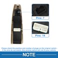 thumbnail image 4 of Interruptor de ventana eléctrica único para el lado del conductor delantero para Kia Cerato Spectra 2004-2009 Beige, 4 of 7