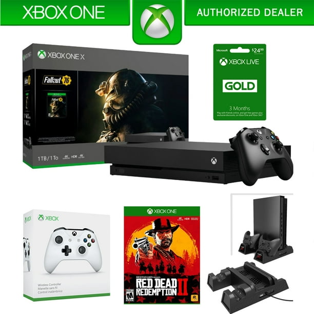 Microsoft Xbox One X Fallout 76 Edition + Red Dead
