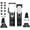 White, variant on Supreme Trimmer 2-in-1 2Spee Beard Trimmer & Hair Clipper Combo | Removable Blades, 2 Speeds, LCD Display | Cordless Professional Barber Tools - Easy Color Coded Clipper Guide Combs | STB280 White
