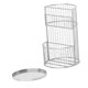 thumbnail image 5 of Paragüero para el hogar, soporte para paraguas para la entrada, organizador elegante y multiusos. Blanco, 5 of 8