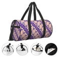 thumbnail image 3 of ZICANCN Purple Aztec Ethnic Stripe Travel Duffle Bag, Sports Tote Gym Bag Weekenders Bags for Women Men, 3 of 8