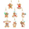 thumbnail image 1 of Herramienta para hornear galletas de fondant tridimensional con temática navideña con juego de sellos de émbolo, pan de jengibre para niño/niña, muñeco de nieve, Papá Noel, árbol de Navidad, reno,, 1 of 5