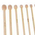 thumbnail image 3 of Venta Al Por Mayor, Paquete de 36 Agujas de Tejer de Bambú, Herramienta de Tejer Sola Punta para Manualidades de 36cm Macarena Set de agujas de tejer de bambú, 3 of 7