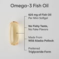 thumbnail image 2 of Suplemento de aceite de pescado Sports Research 625 mg 120 cápsulas, 2 of 8