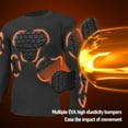 thumbnail image 3 of Padded Compression Shirt,Football Rib Protectors for Football Baseball Basketball, 3 of 7