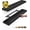 A. Black - Universal Classic Style, variant on Set of 3 White Floating Shelves for Wall, Rustic Wood Wall Shelves with Metal Brackets for Bathroom, Bedroom, Kitchen, or Living Room Decor Organization, Sturdy Storage with 22lb Capacity
