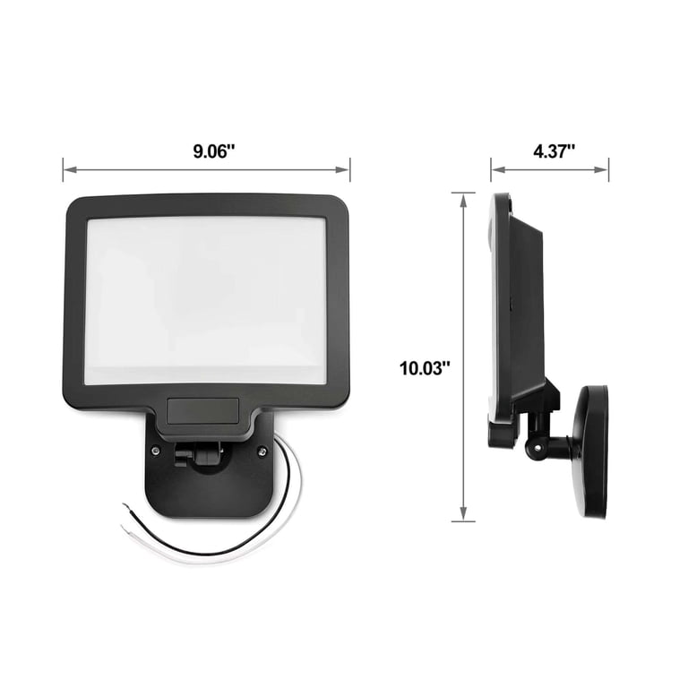 Hyper Tough LED Motion Security Light, 3000 Lumens Triple Head photo 3
