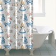 thumbnail image 4 of Princess Pattern Shower Curtain 84"x72" ,Bathroom Decorative Shower Curtains Set with 12 Hooks,Modern Waterproof Washable Shower Curtain, 4 of 6