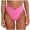 Pink, variant on Women's High Waisted V-Cut Bikini Bottom High Cut Swimsuit Bathing Suit