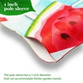 thumbnail image 3 of G128 Combo Pack: Garden Flag Stand Black 36 in x 16 in & Garden Flag Summer Decoration Watermelon Popsicle 12"x18" Double-Sided Blockout Fabric, 3 of 10