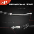 thumbnail image 4 of A-Premium Rear Driver Side Parking Brake Cable Assembly Compatible with Subaru Models: Impreza 2005 2006 2007 - Replace# 26051FE050, 4 of 8