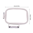 thumbnail image 2 of Embroidery Frame Adjustable Metal Screw White Strong Multifunctional Accessories Sewing Large Accurate, 2 of 6