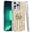 Gold, variant on Case For Apple iPhone 14 Pro Max Diamonds 3D Butterfly Floral Design Bling Sparkly Glitter Hybrid Metal Fashion with Ring Stand Phone Cover for iPhone 14 Pro Max Purple