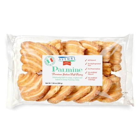 Asturi Italian Palmine Puff Pastry