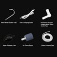 thumbnail image 3 of PENGXIANG Fishing Oxygen Pump USB Rechargeable Oxygenation Air Compressor Portable Intelligent Aquarium Water Aerator, 3 of 8