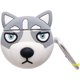 thumbnail image 1 of Funda para Airpods 1 y 2, diseño de Husky de silicona suave con dibujos animados en 3D, con soporte de hebilla de anillo, funda protectora de carga a prueba de golpes, piel fresca Kawaii, 1 of 3