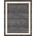 thumbnail image 1 of Unique Loom Del Mar Tonal Design Area Rug 10' x 13' Rectangle Black/Ivory, 1 of 2