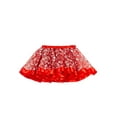 thumbnail image 3 of Gureui Kids Girl Skirt Outfit Baby Christmas Print Tutu Skirt with Headband, 3 of 6
