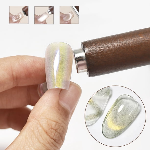 Herramientas para uñas Herramienta multifuncional de succión para ojos de gato Flor fuerte Ojo de gato Ojo de gato ancho Palo magnético Productos para el cuidado de las uñas