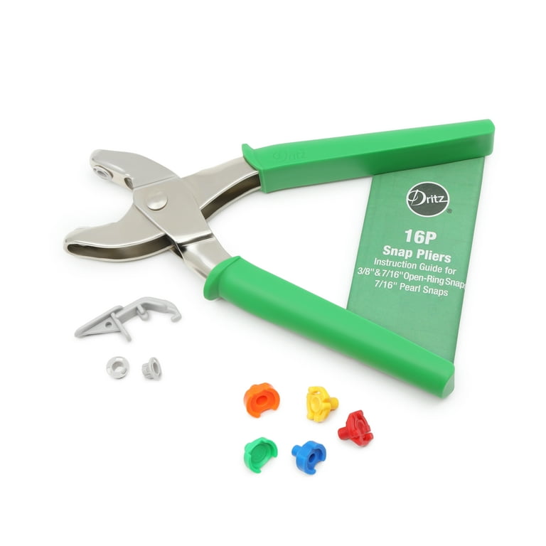dヒッツ Dritz, Snap Fastener Pliers, kit includes 4 size #16 snaps +