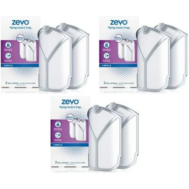 Zevo Flying Insect Trap Refill Kit (NO Device) | Repels Against Fruit Flies Gnats House Flies Mosquitoes and Other Insects | Model 3 | 2 -Pack (3) | D...