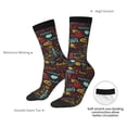 thumbnail image 4 of Logiee BBQ Barbecue Grill Print Adult Socks for Men & Women,Calf Socks, Ankle Socks,Boots Socks,Breathable Casual Sock,Unisex Crew Socks, 4 of 6