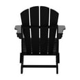 thumbnail image 6 of WestinTrends Malibu 2-PC Outdoor Patio Plastic Adirondack chair set with side table, Black, 6 of 12