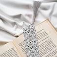 thumbnail image 6 of Kdxio Black Footprints Print Metal Tassel Bookmarks,Perfect Gift for Art Lovers and Bookworms Metal Bookmarks for Women, 6 of 8
