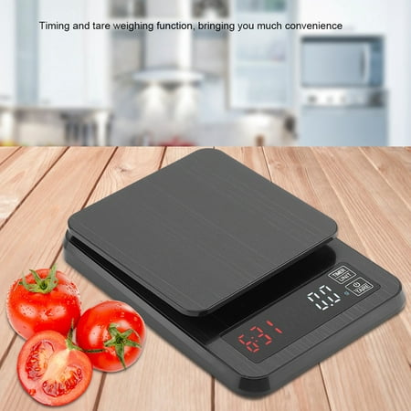 

Electronic Scale Kitchen Scale 5kg/0.1g Precise Digital Electronic Kitchen Scale Stainless Steel Food Baking Weighing Balance