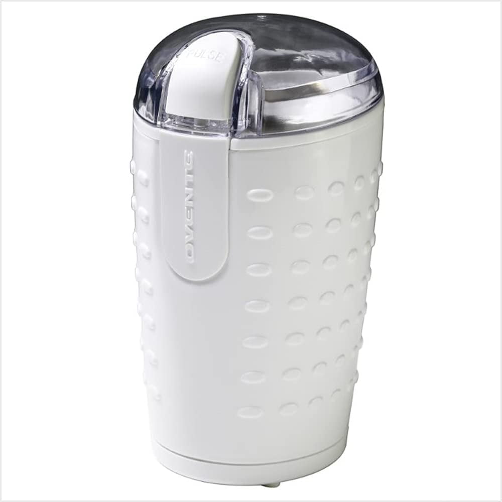 Ovente Electric Small Coffee Grinder 2.5 Ounce Storage, Portable & Compact 150 Watt Fresh