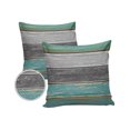 thumbnail image 2 of Outdoor Throw Pillow Cover Vintage Gray Green Gradient Wood Board Waterproof Cushion Covers 2 Pack Retro Farm Pillow Cases Home Decoration for Patio Garden Couch Sofa, 2 of 7