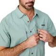 thumbnail image 3 of Free Country Men's Acadia Short Sleeve Shirt Basil S, 3 of 3