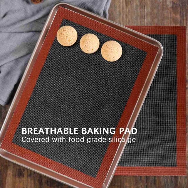 Biscuit/Bread/Kitchen Baking Appliance Accessories Perforated Silicone Baking Mat Non-Stick Oven Mat Lining Tool, 2PCS