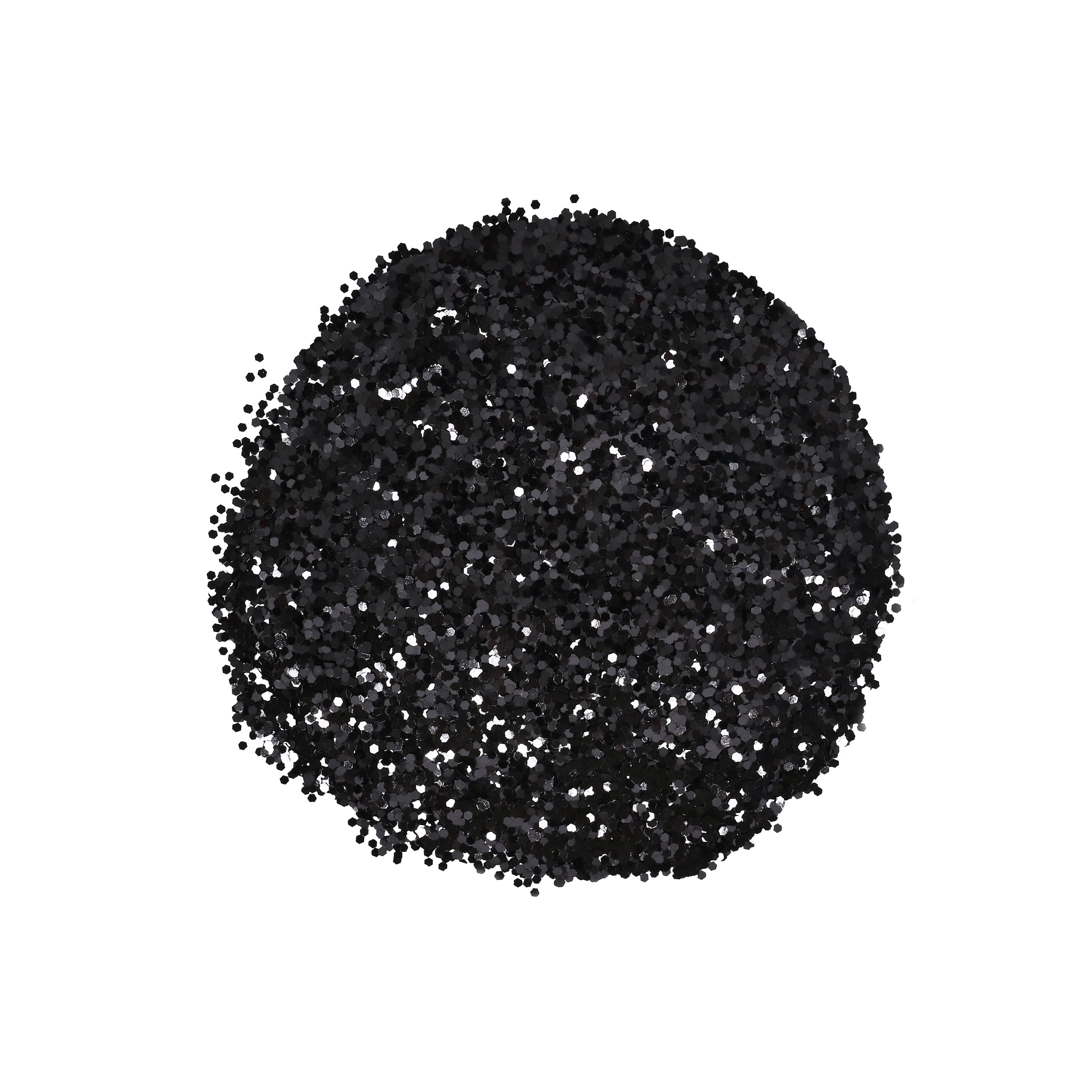Hello Hobby Fine Black Craft Glitter, 4 oz