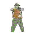 thumbnail image 2 of Pijama Jurassic World para Niño con Gorro con Manga Corta Varios Modelos Multicolor 2 Piezas Talla T3, 2 of 4