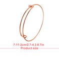 thumbnail image 1 of Bracelet Extensible Bracelet Extensible Style Simple Bijoux de Mode Ornement de Corps Cadeaux Parfaits Romantiques Bons Accessoires Or Rose, 1 of 1