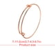 thumbnail image 4 of Sonducket extensible extensible Estilo simple Joyería de moda Adorno corporal Regalos románticos perfectos Buenos accesorios Ropa, zapatos y accesorios Miscelánea Oro rosa Sonducket AP009145-09, 4 of 6